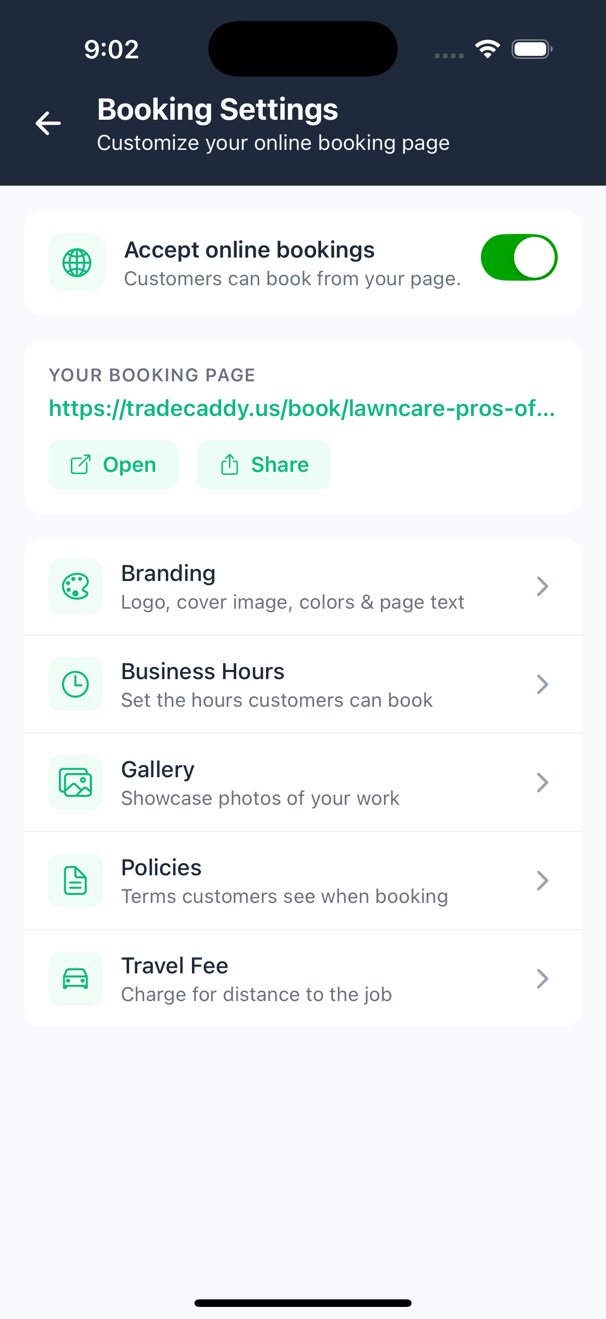 TradeCaddy quotes and invoices