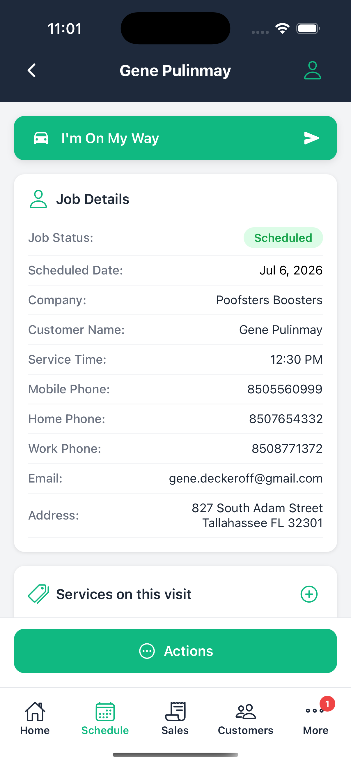 TradeCaddy Job details